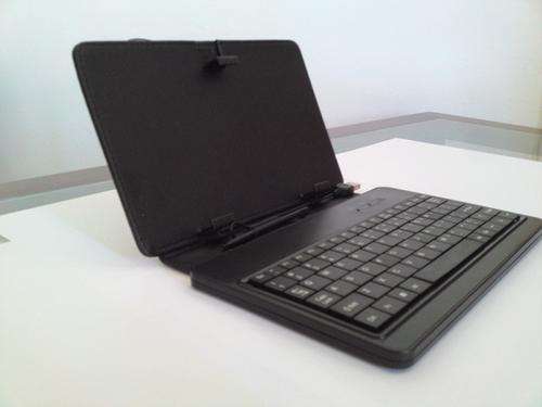 **FREE STYLUS**Leather Case with USB keyboard & Stylus Pen For 7" inch Tablet ePad Galaxy HTC